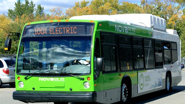 Nova Bus participe à l'électrification des transports de la STM